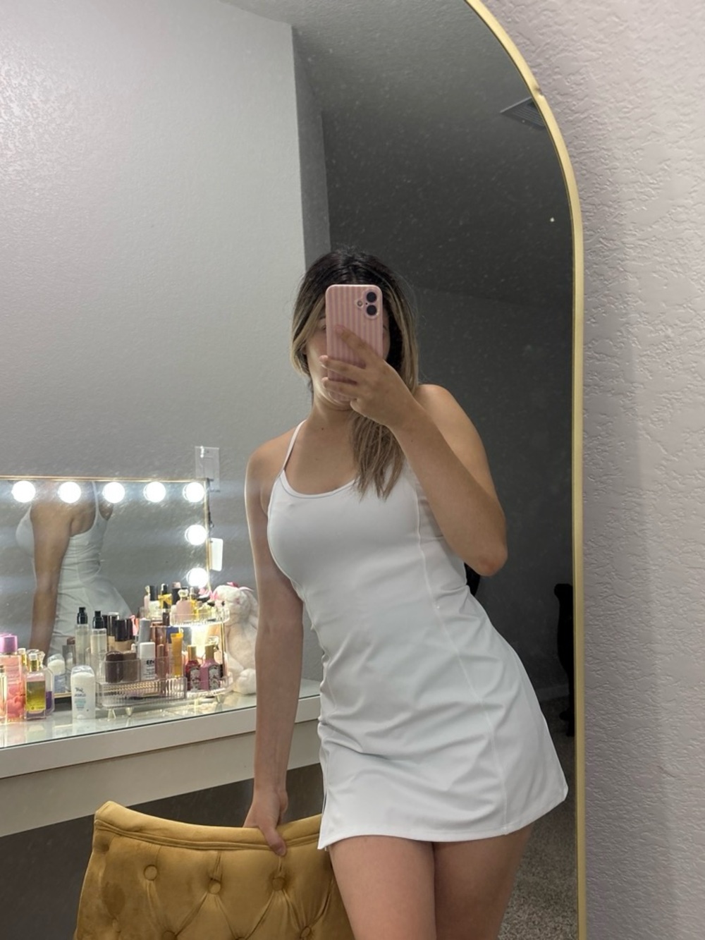 Aritzia golden tennis dress